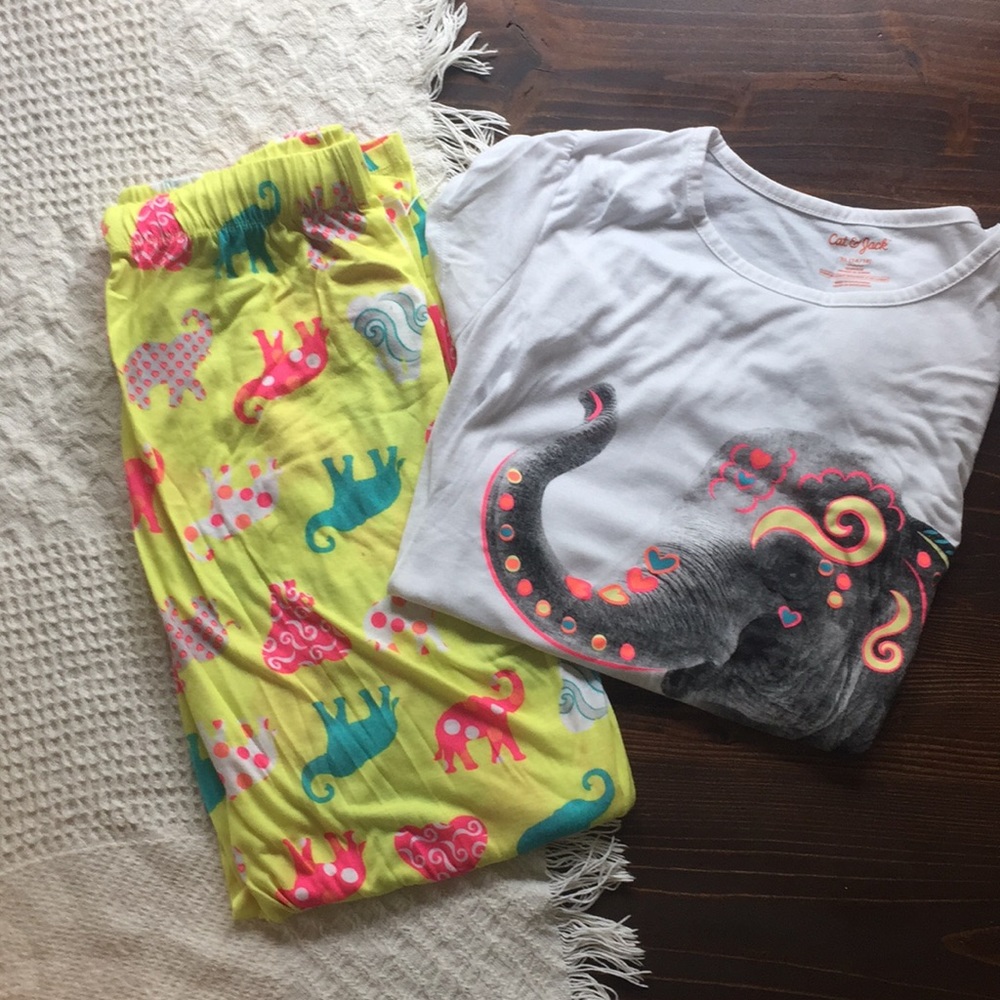 Elephant pajama set